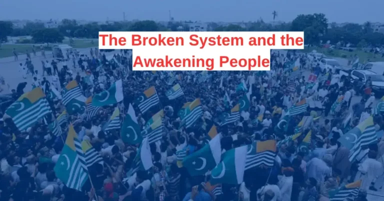The Broken System and the Awakening People
