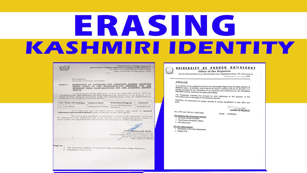 Pakistan open merit policy in AJK affecting local students