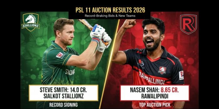 PSL 11 Auction Results 2026