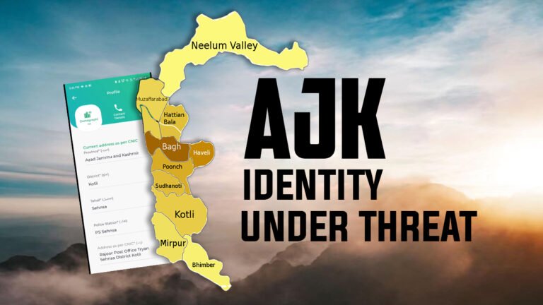 AJK Identity Under Threat