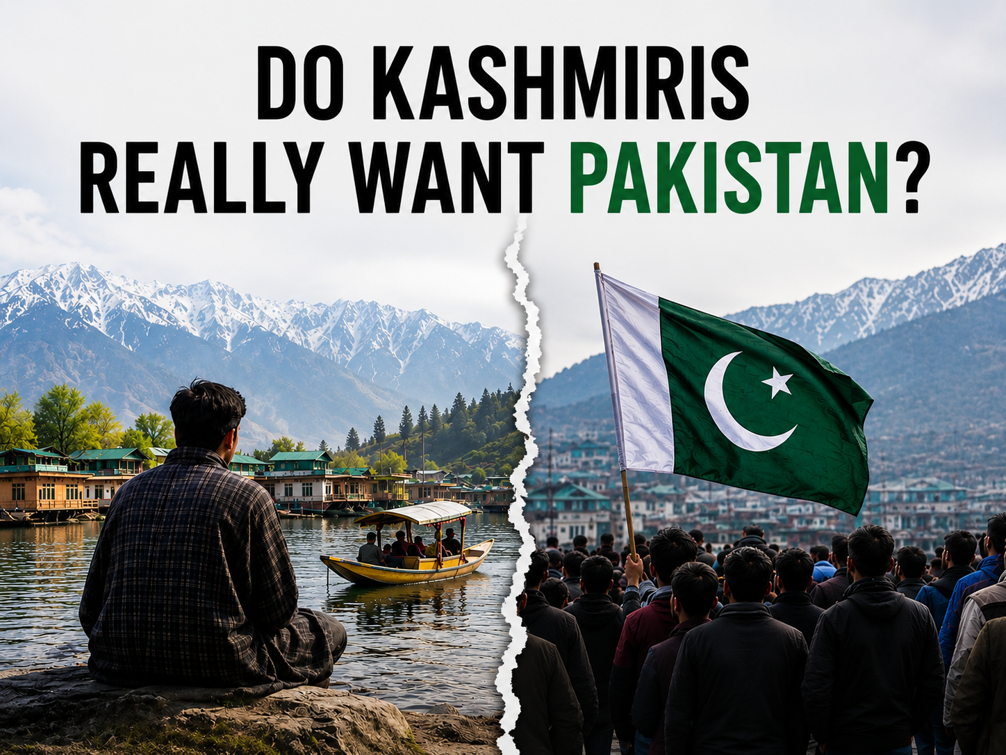Do Kashmiris Want Pakistan debate illustration