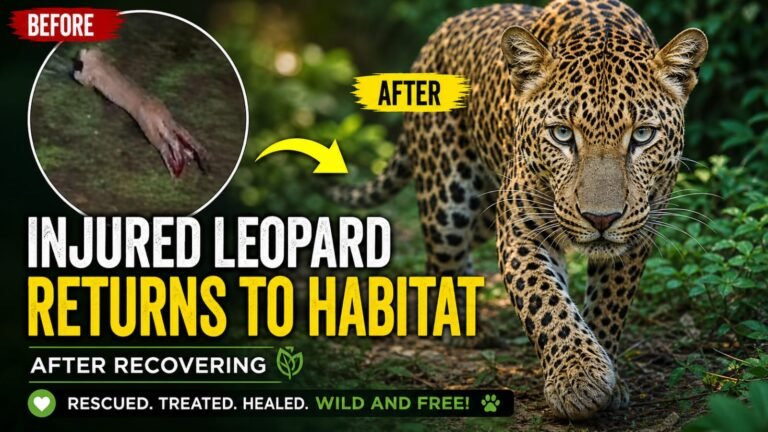 Injured Leopard ‘Terry’ Returns to the Wild After Successful Rehabilitation