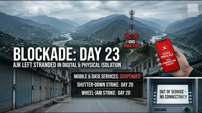 Crippling Blackout: Azad Kashmir Left Stranded by Month-Long Communication and Supply Blockade