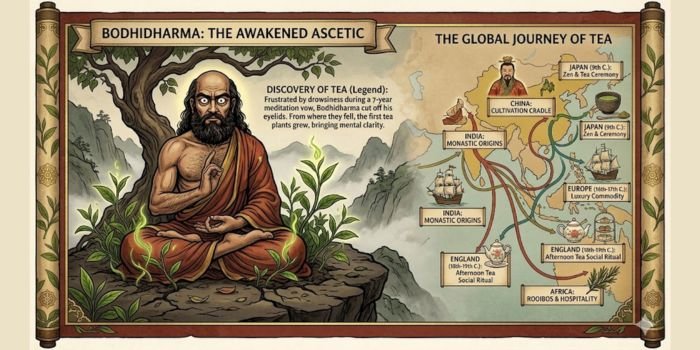 The Indian Legend Regarding the Discovery of Tea: Myth & History