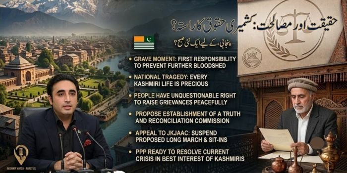 Your letter concerning the grave situation in Azad Jammu and Kashmir
